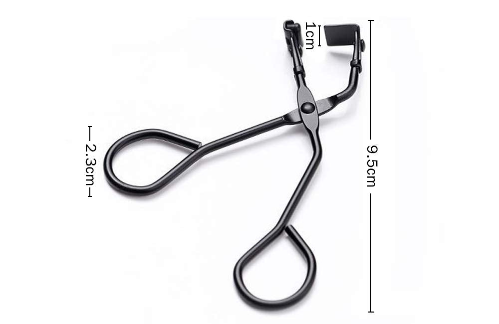 Silicone Eyelash Curler helps blend fake and natural lashes.