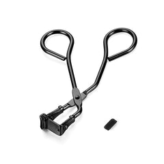 Silicone Eyelash Curler with refill pads for gentle, long-lasting curl.