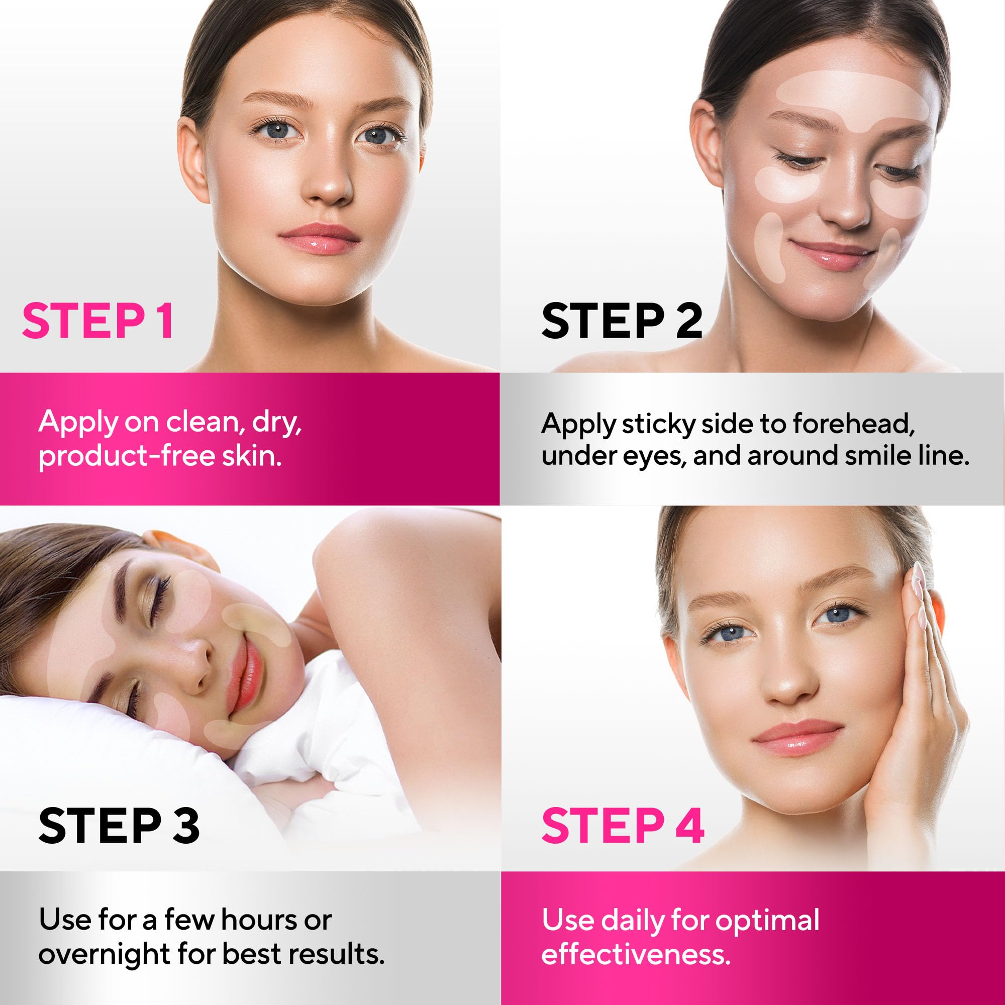 SILKDERMIS flexible face patch fits facial contours