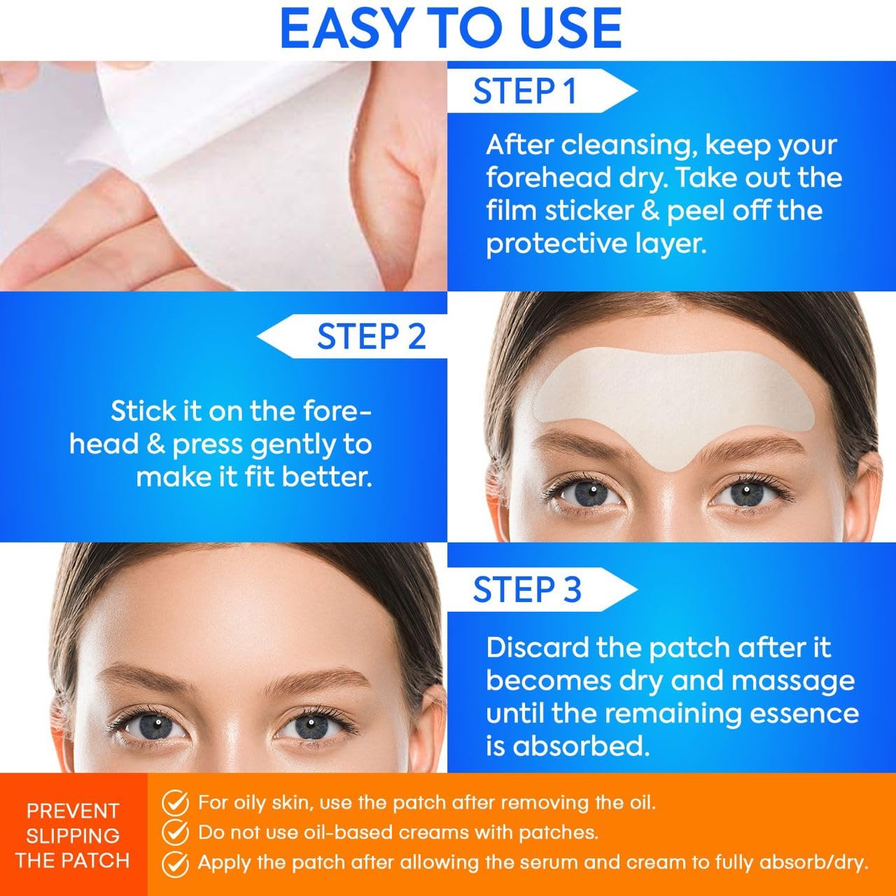 SILKDERMIS night-use shot demonstrates overnight patch wear for convenient care.