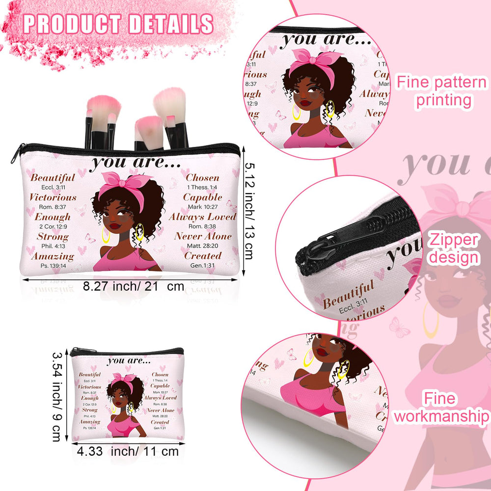 Silkfly small cosmetic bag ideal for compact essentials and on-the-go trips