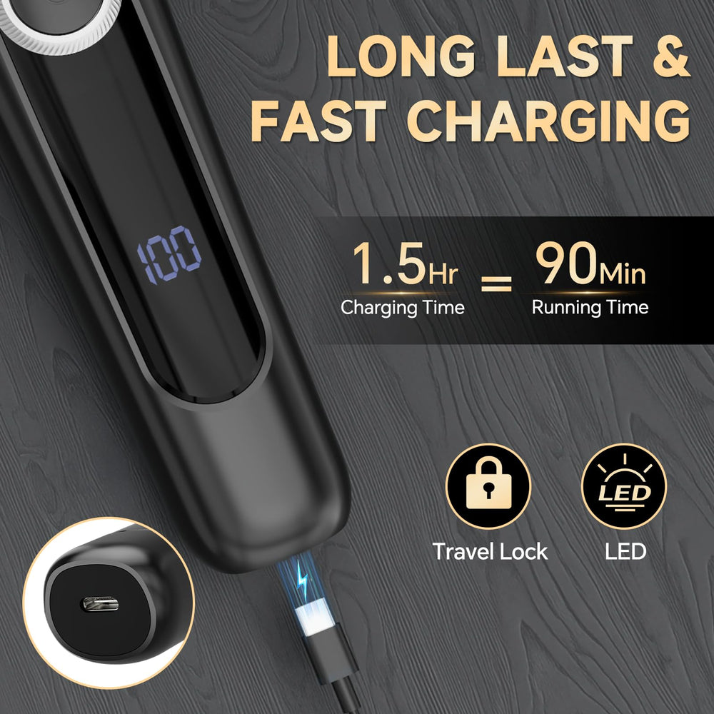 SilkGlow electric shaver delivers smooth close shave for face and neck.