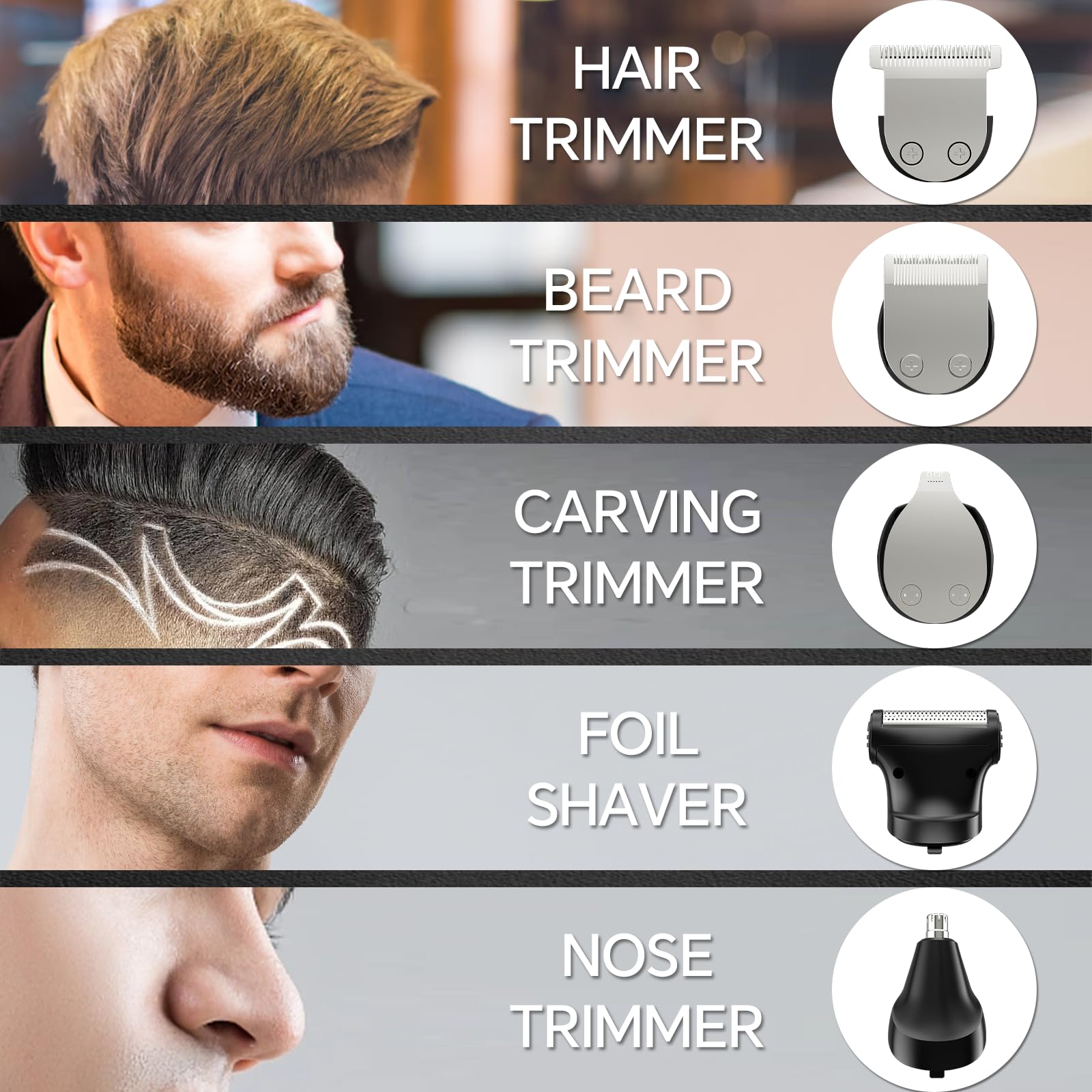SilkGlow nose-trimmer 360-rotation for painless nose hair removal.