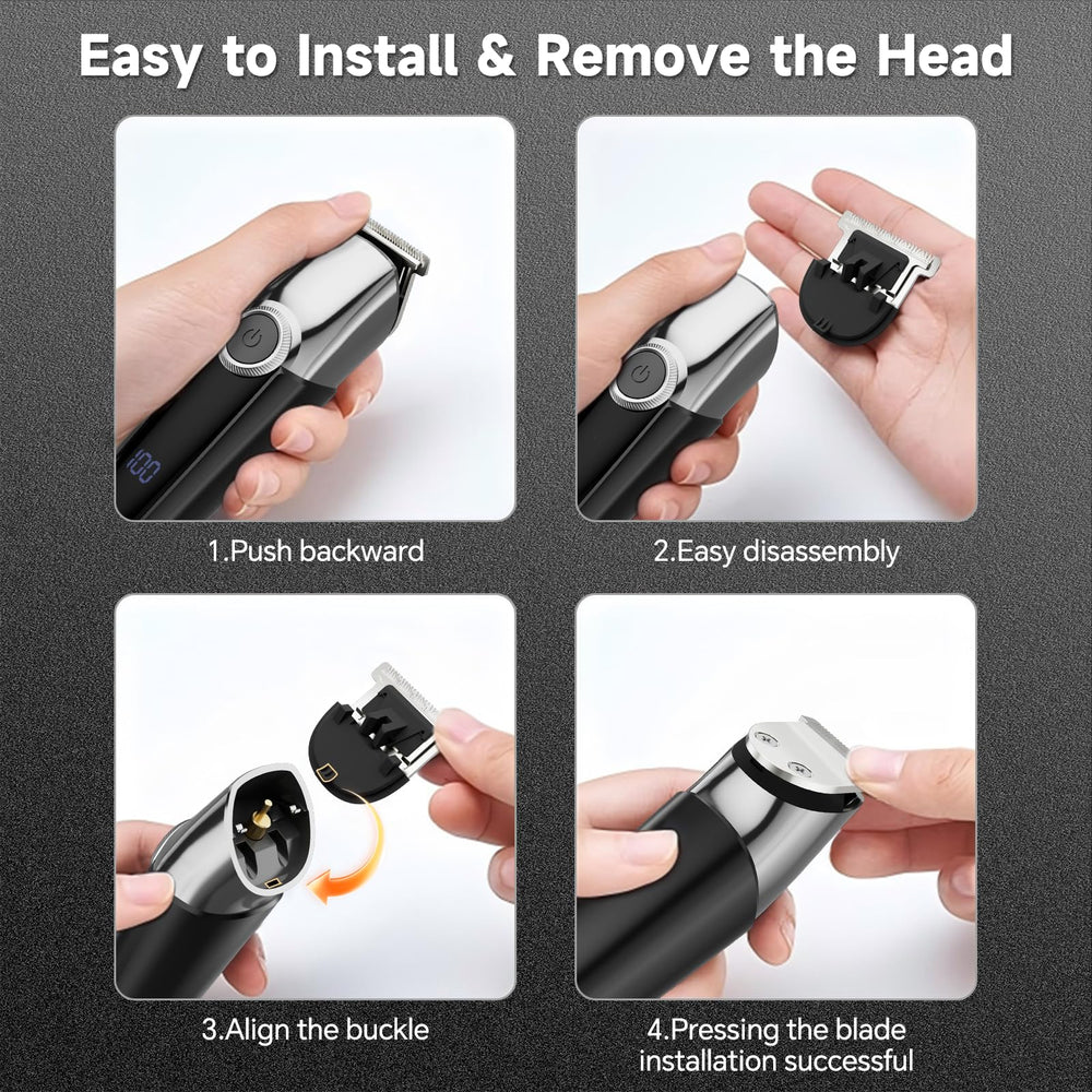 SilkGlow stainless steel blades stay sharp while gentle on sensitive skin.