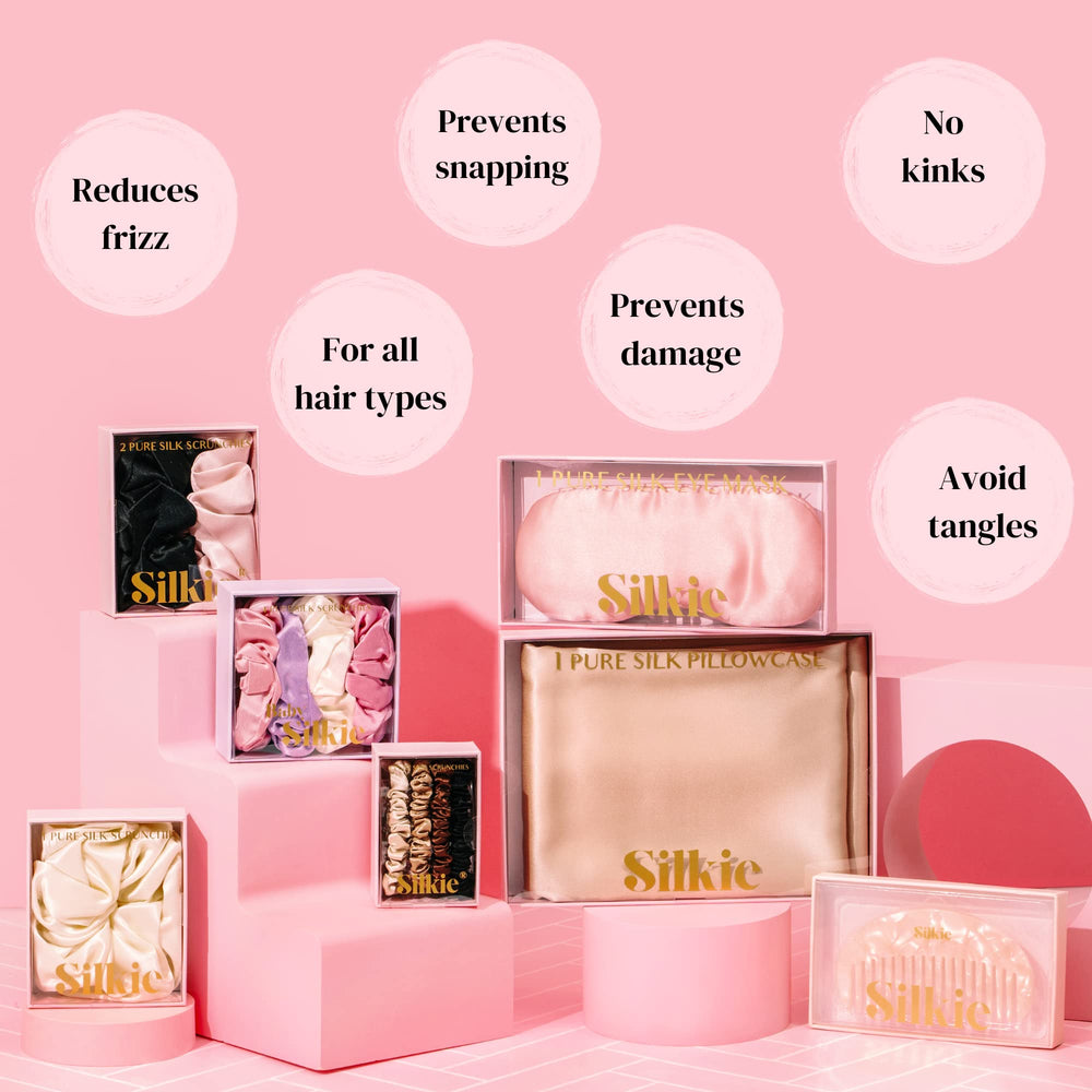 Silkie midnight travel-pouch image with silk pouch protection during travel.