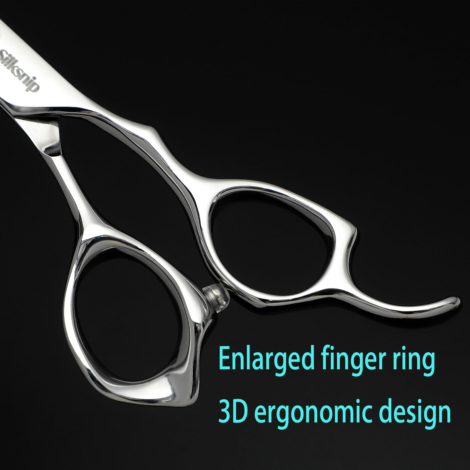 Silksnip balanced weight distribution scissor ideal for steady, comfortable styling across sessions.