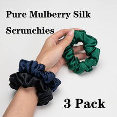 Silmer Silk Scrunchies color palette shows rich hues for daily wear.