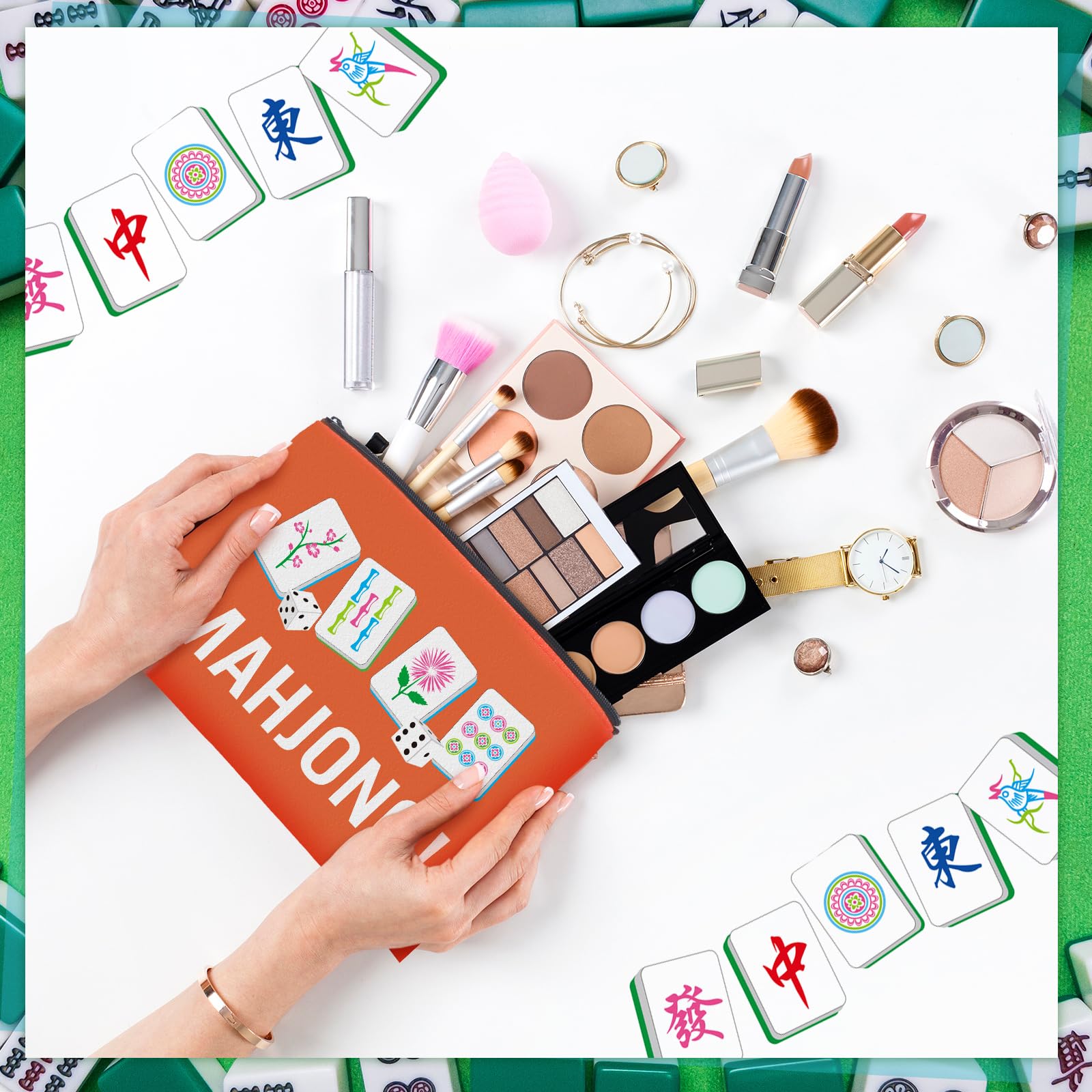 SilTriangle mahjong bag designs varied showcase playful macaron colors for personal style