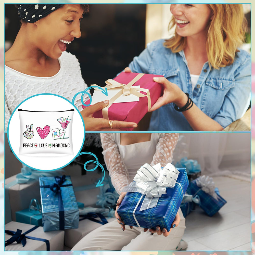 SilTriangle mahjong bag gift idea highlighting versatile uses for cosmetics and essentials