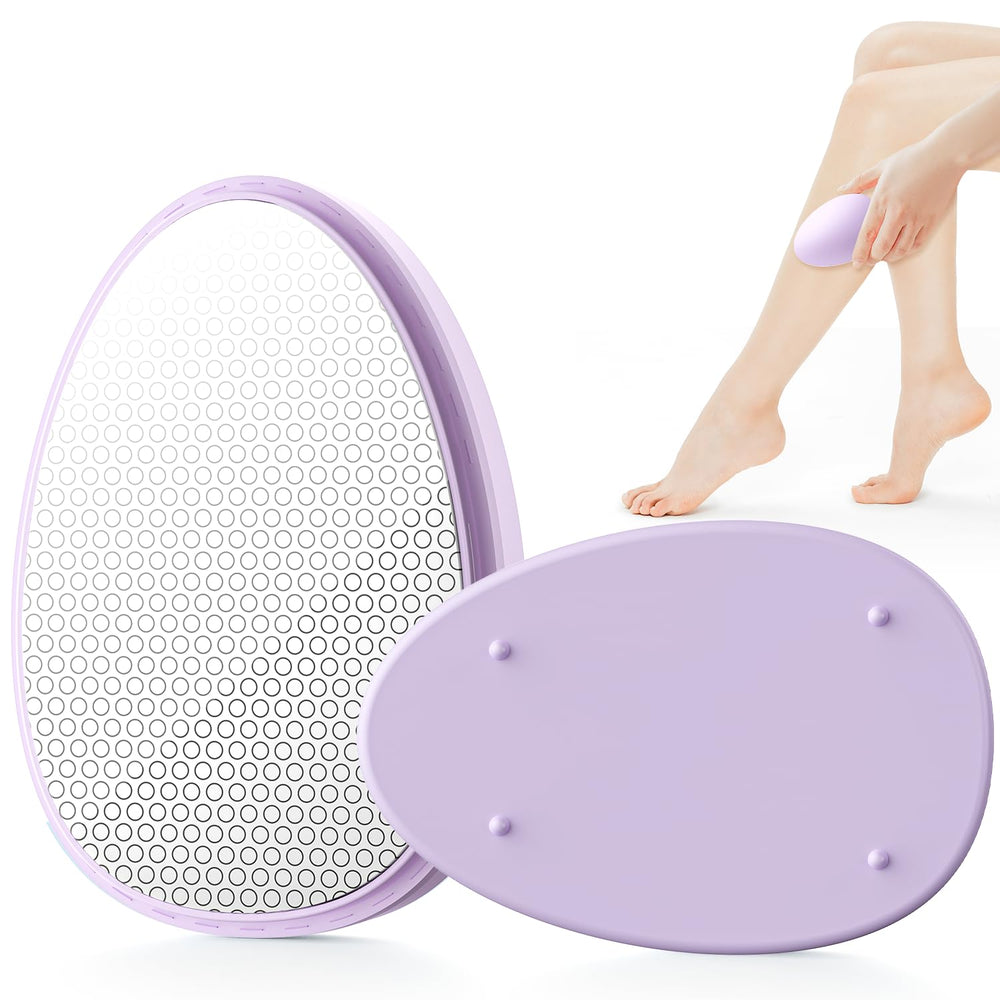 SILVLF Crystal Hair Eraser in hand for painless depilation and exfoliation.