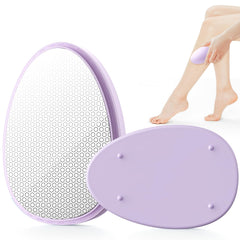 SILVLF Crystal Hair Eraser in hand for painless depilation and exfoliation.