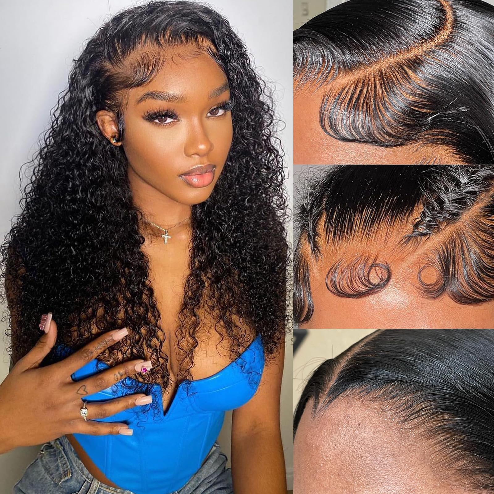 Simeider versatile cap with middle/side parts for flexible parting