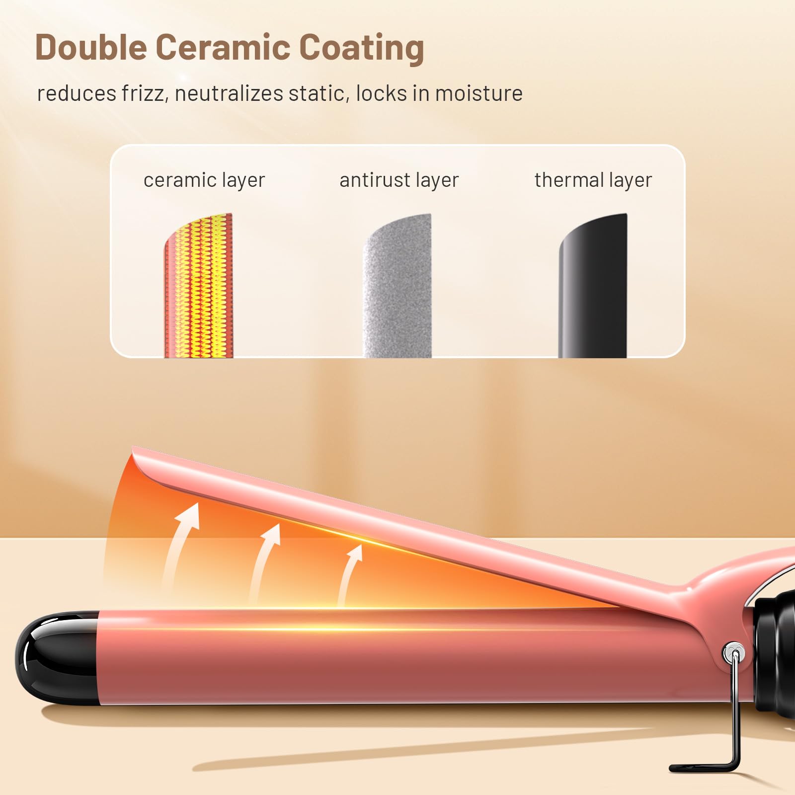 SimerSure anti-scald glove included for safe curling