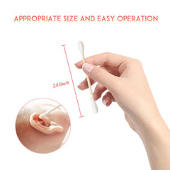Simetufy cotton swabs bulk pack highlighting eco-friendly design