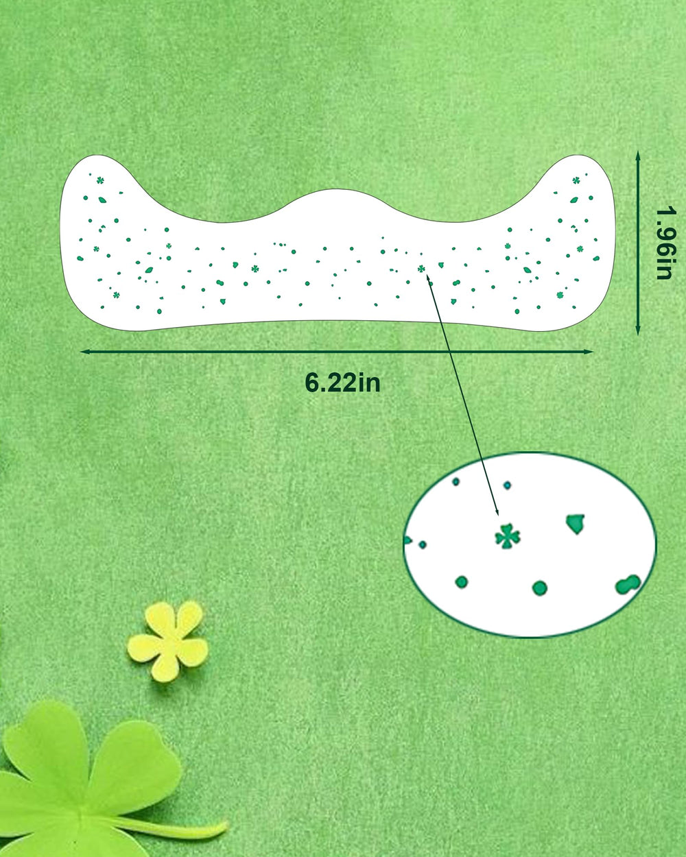 Simpilos Green Face Glitter festival look ideas for concerts.