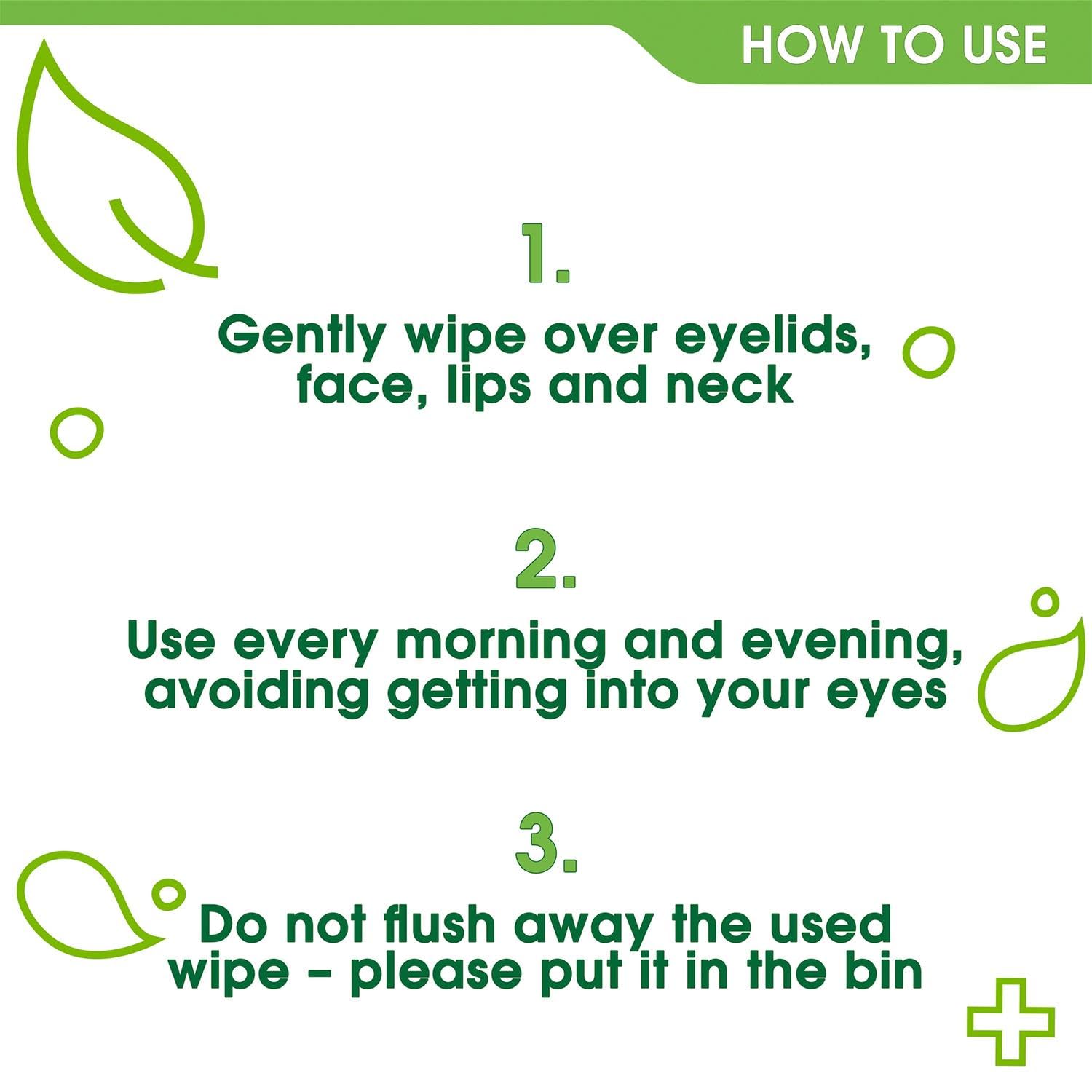 Simple Kind To Skin wipes face cleansing application