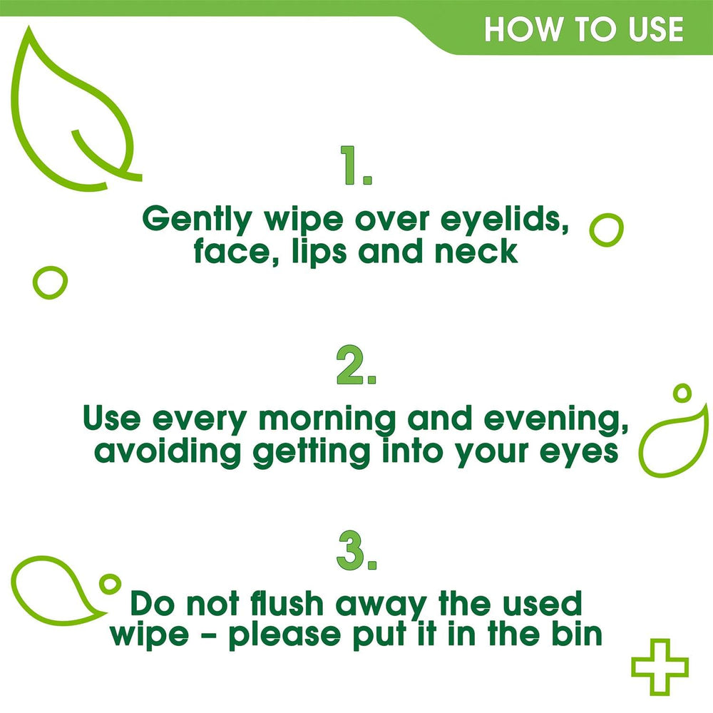 Simple Kind To Skin wipes face cleansing application