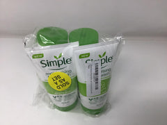 Simple Moisturizing Face Wash closeup skin texture—soft and replenished feel.