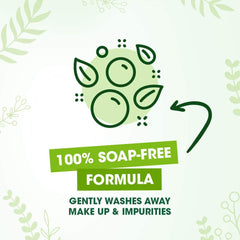 Simple Moisturizing Facial Wash lather closeup demonstrates light, hydrating cleanse.