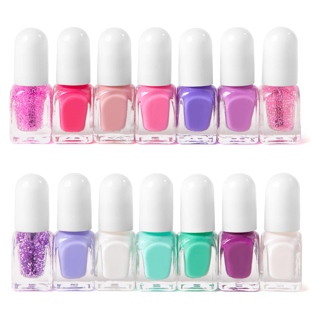 SIMPLE PLEASURES Unicorn Power nail polish glitter shades add sparkle for kids' manicure