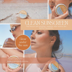 Simple Sophistication Tallow Sun Balm close-up with zinc oxide and castor oil