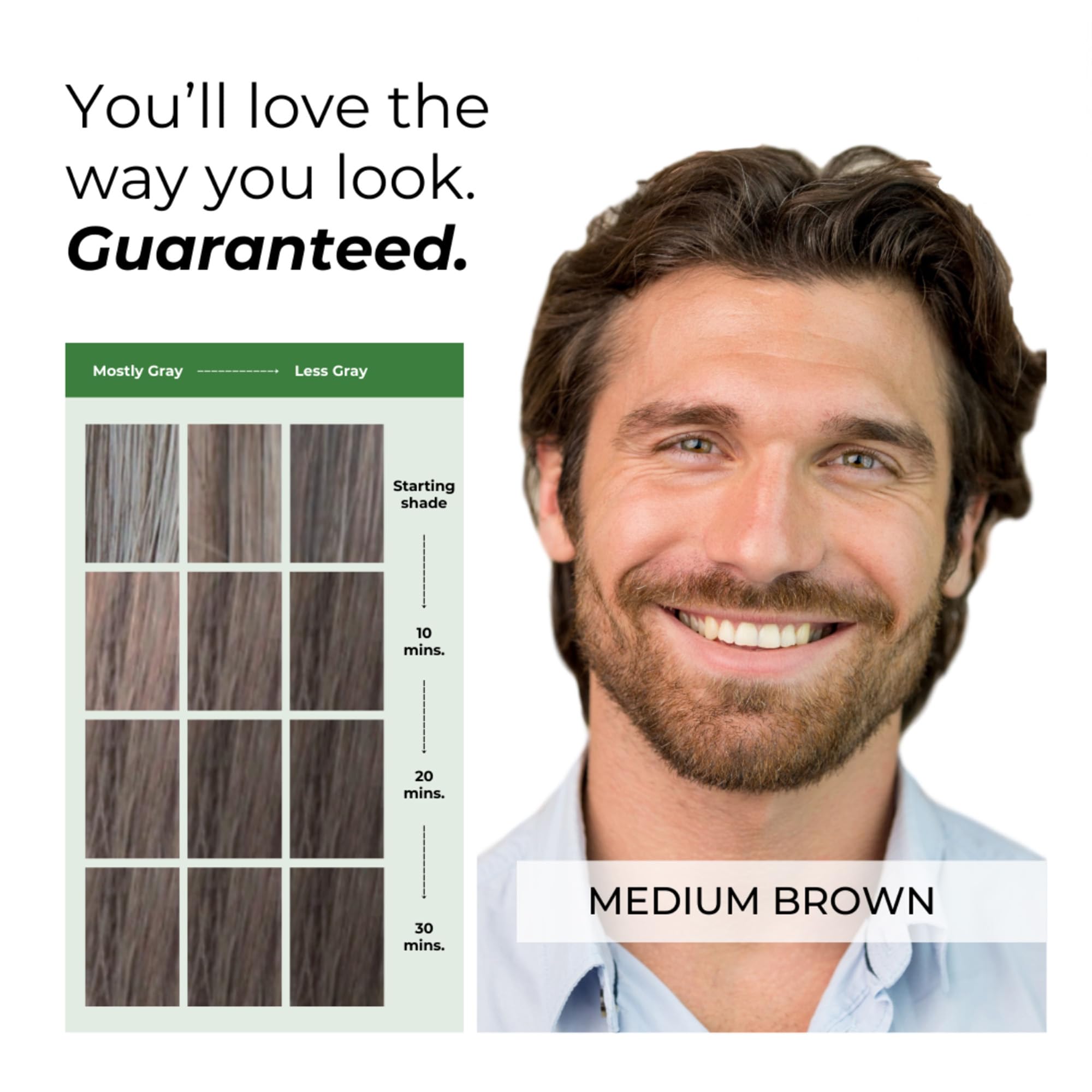 Simpler Hair Color beard coloring feature highlights multi-use capability.