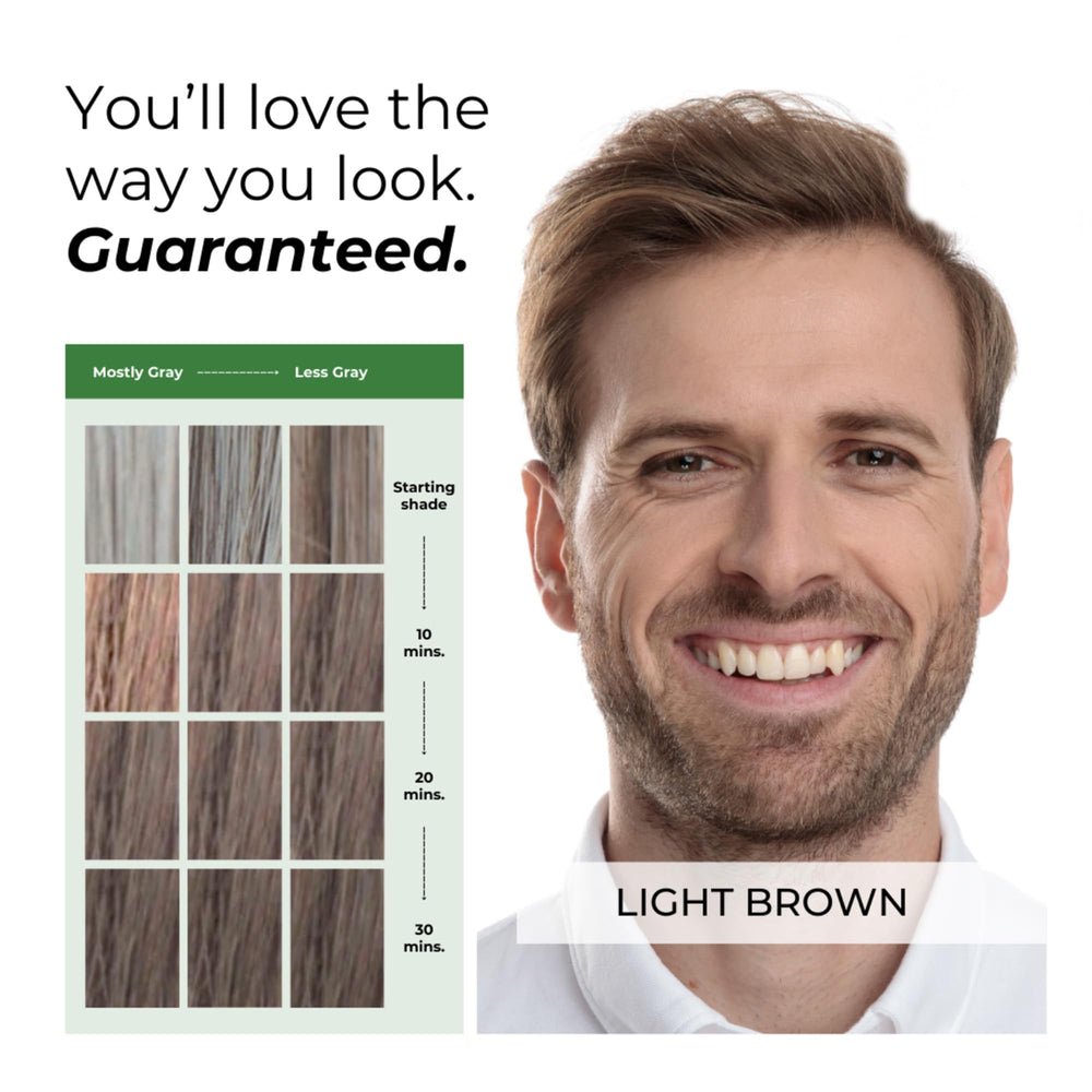 Simpler Hair Color drip-free bottle highlights no-mix, clean application.