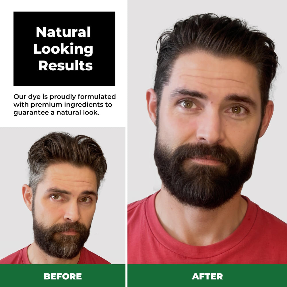 Simpler Hair Color hair and beard color in one kit for full coverage.