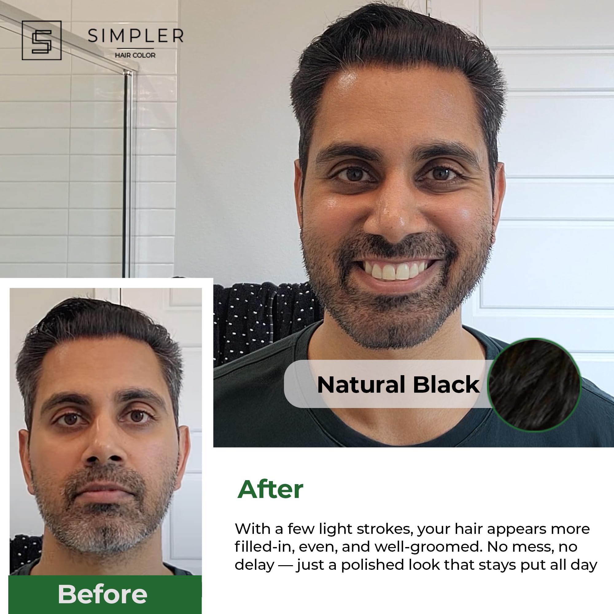Simpler Hair Color natural ingredients like aloe, coconut oil, jojoba soften color.