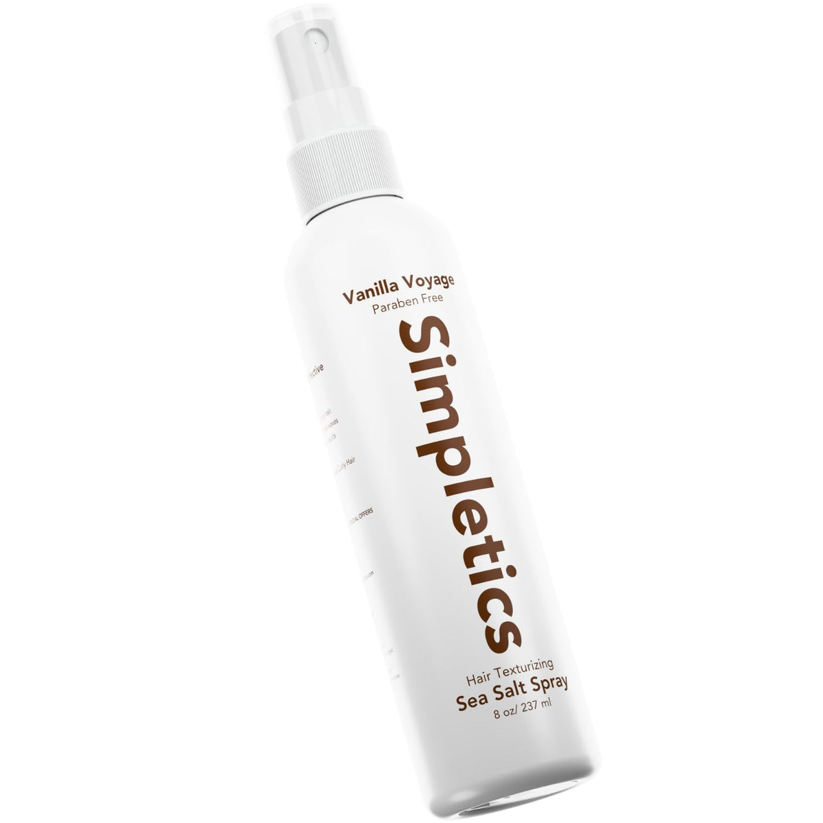 Simpletics Himalayan Sea Salt Spray bottle ready for beach waves and volume.