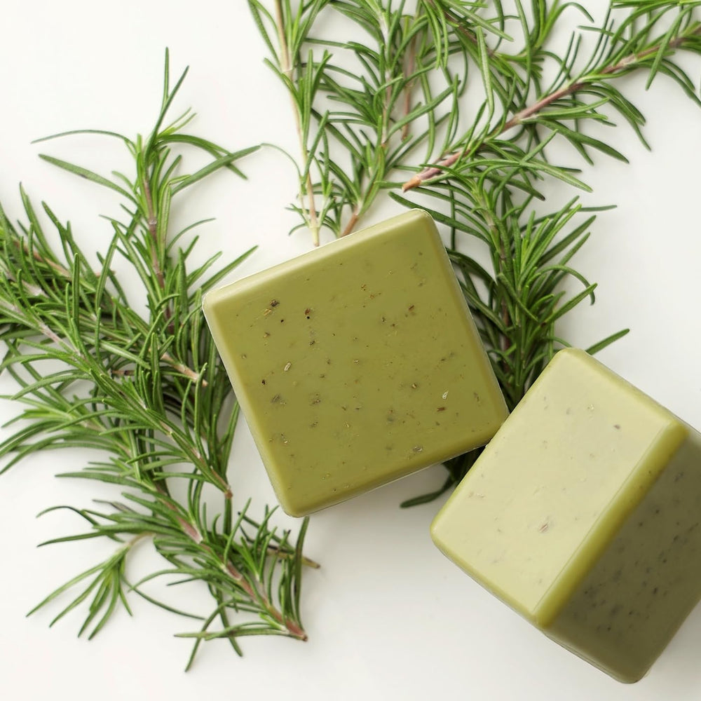 SIMPLUT rosemary-tea-tree shampoo bar solid cleanser for zero-waste routine