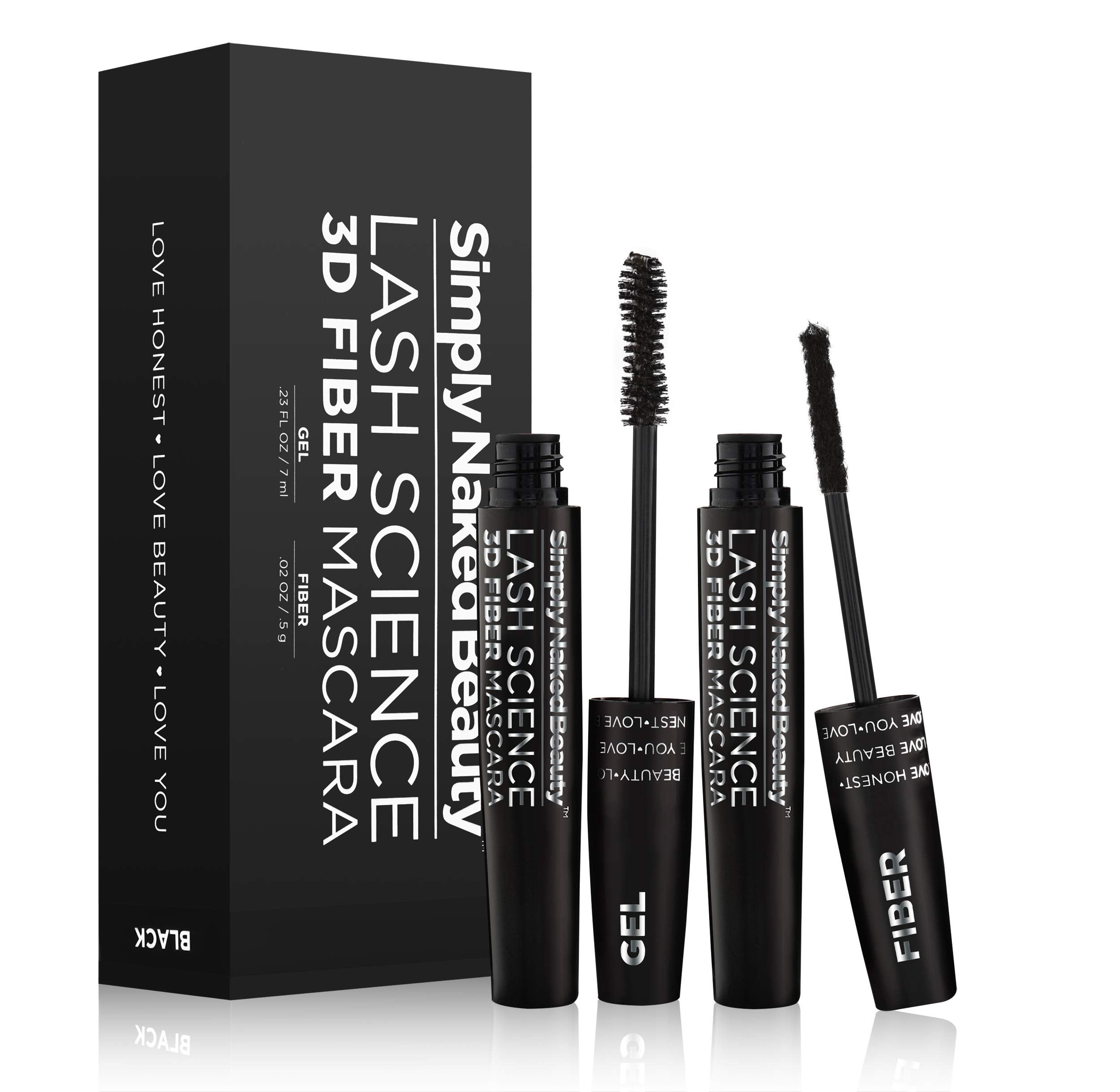 Simply Naked Beauty 3D Lash Mascara gel-tube close-up for precise application and long wear