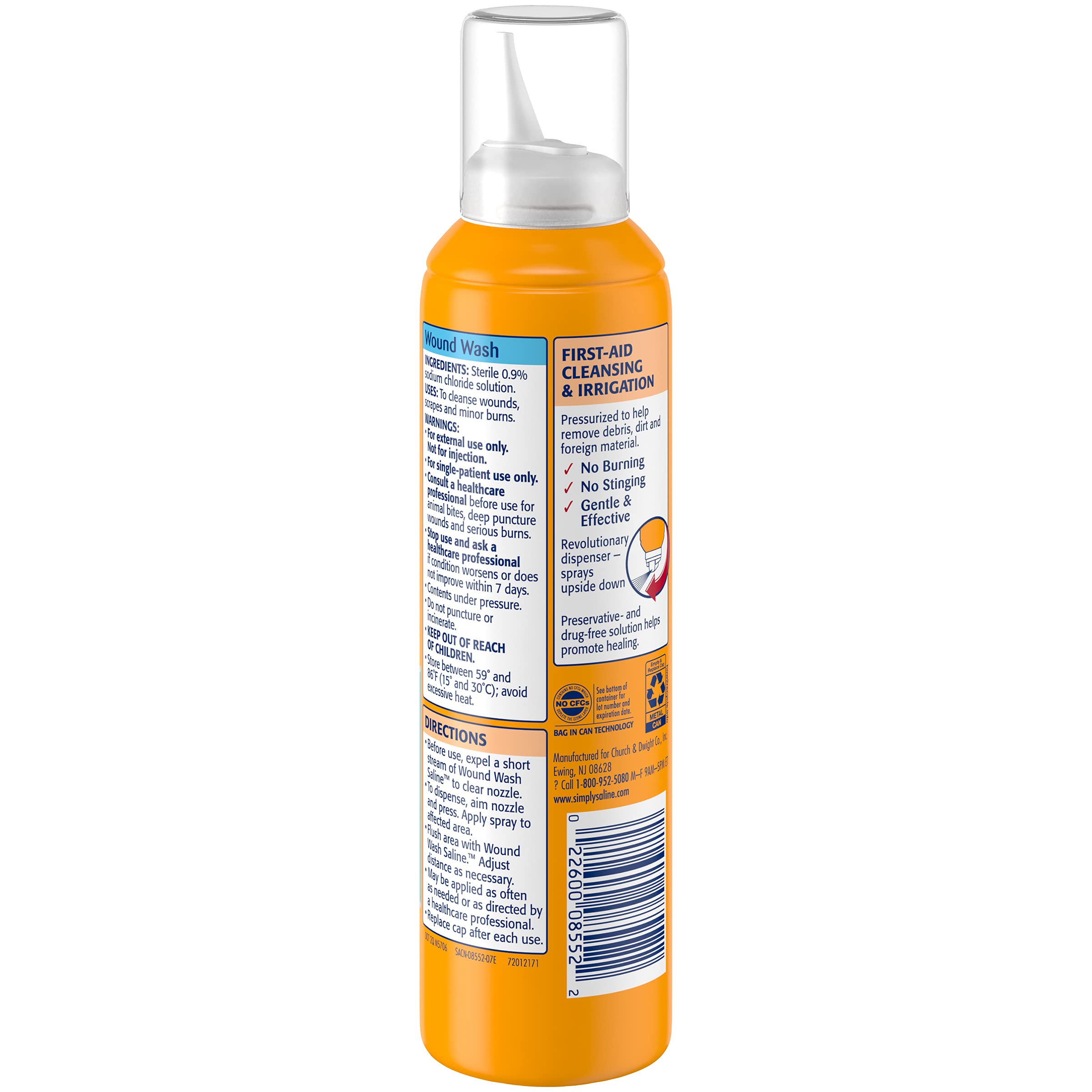 Simply Saline wound wash in a first aid kit for gentle cleaning on the go