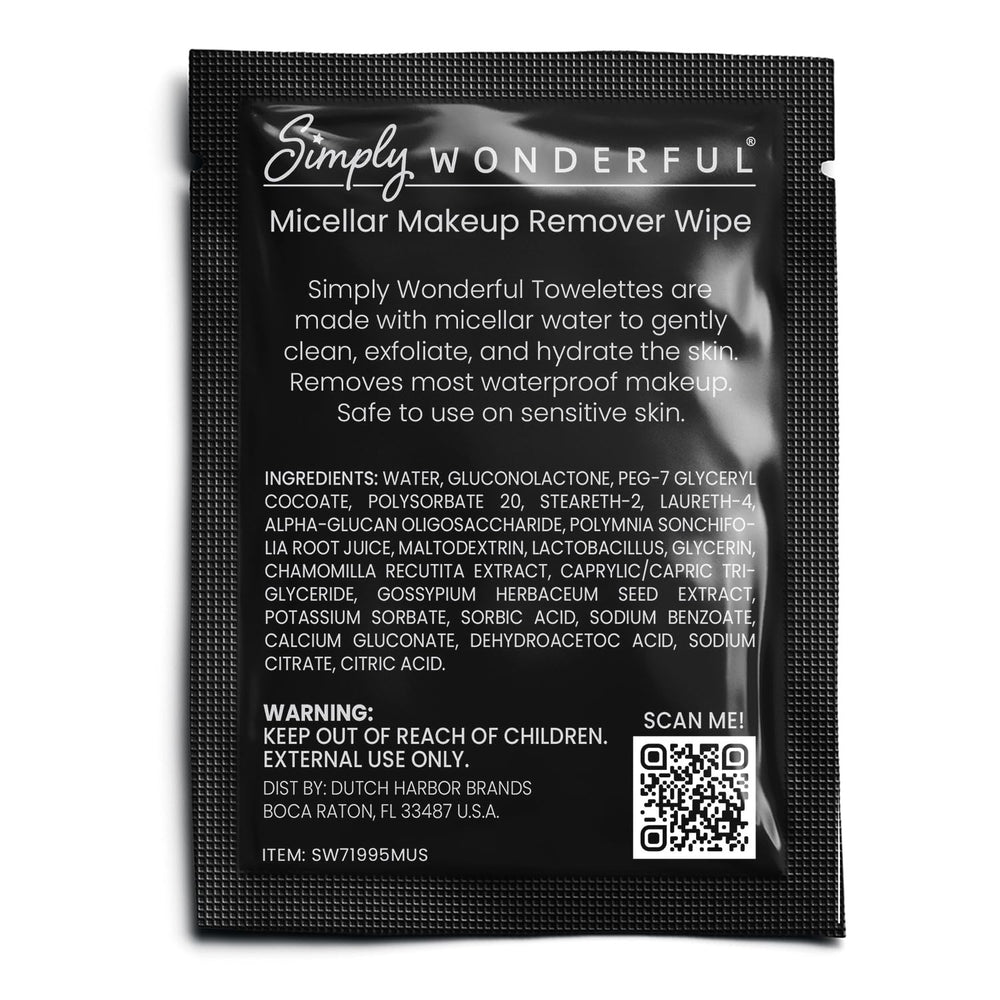 Simply Wonderful spa salon bridal-favor wipes for events and gifting.