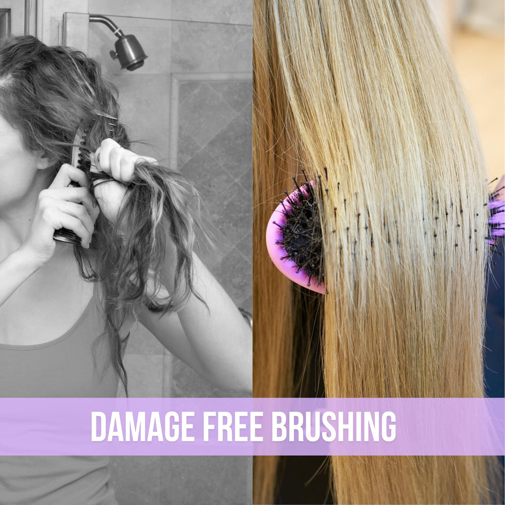 Simply Hair tape and keratin extensions use-case with gentle detangling
