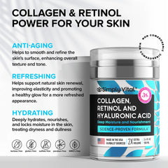 SimplyVital Neck and Décolleté application demonstrates targeted hydration for delicate areas