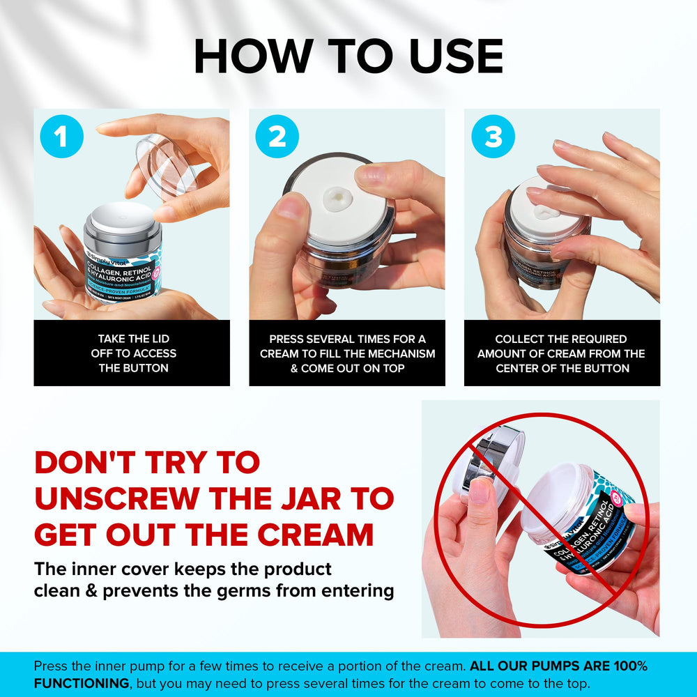 SimplyVital nighttime skincare routine illustrates gentle renewal without tightness.
