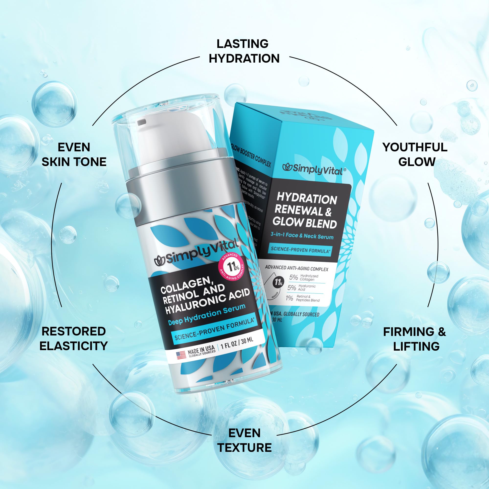 SimplyVital routine layering shows how it pairs with other products.