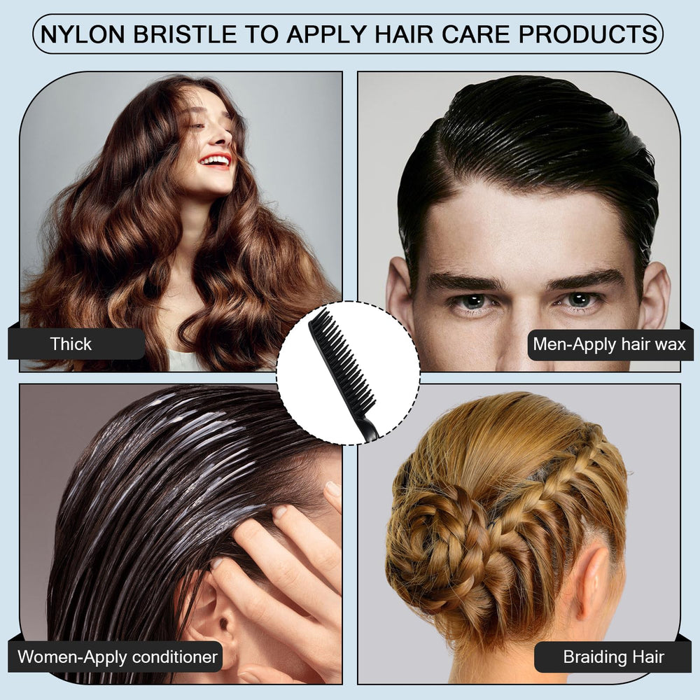 SIMPOR 3 Row Hair Comb used on wet hair without soaking products