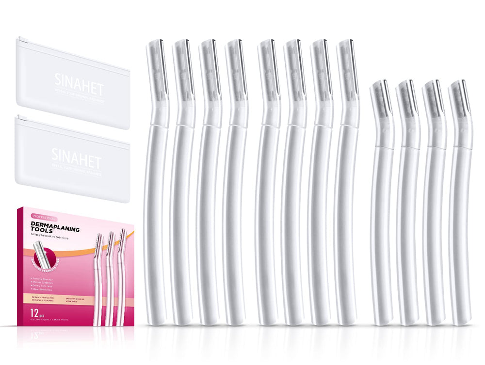 SINAHET Dermaplaning Tool packaging for easy home skin refresh