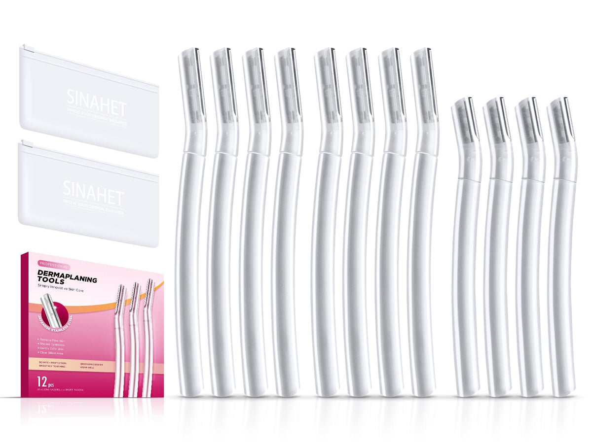 SINAHET Dermaplaning Tool packaging for easy home skin refresh