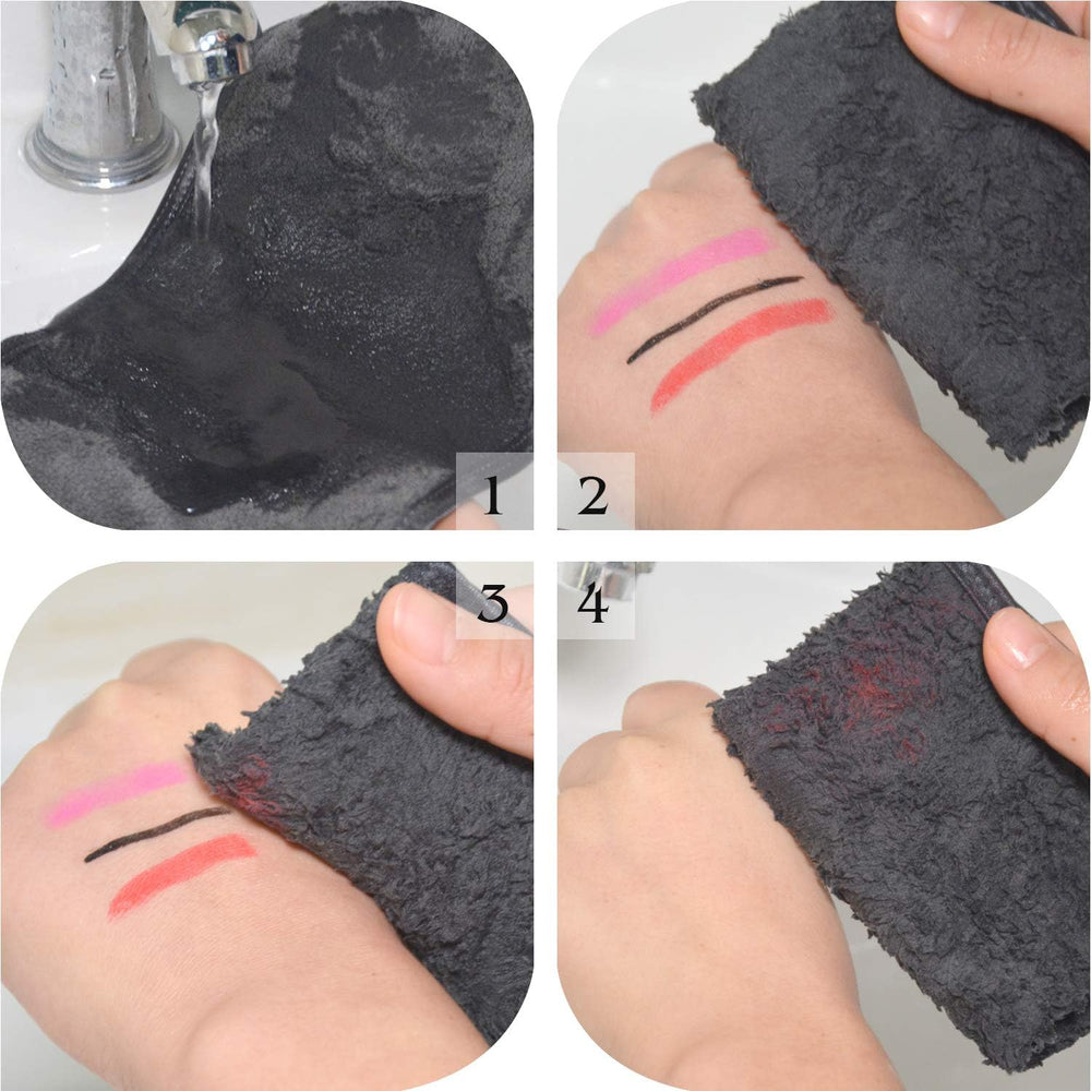 SINLAND mesh bag with towels, travel-friendly storage