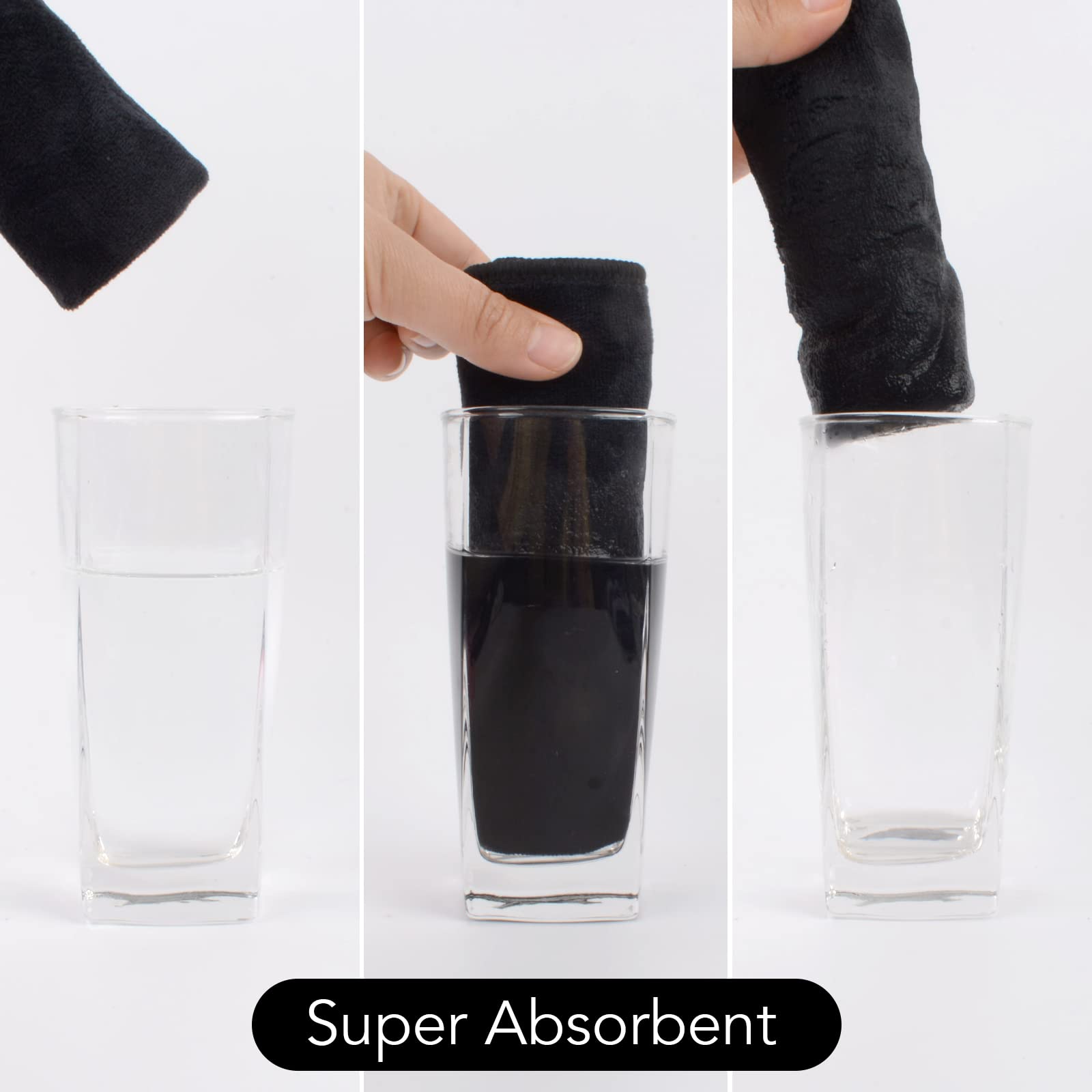 SINLAND set includes multiple soft cloths for daily cleansing routines