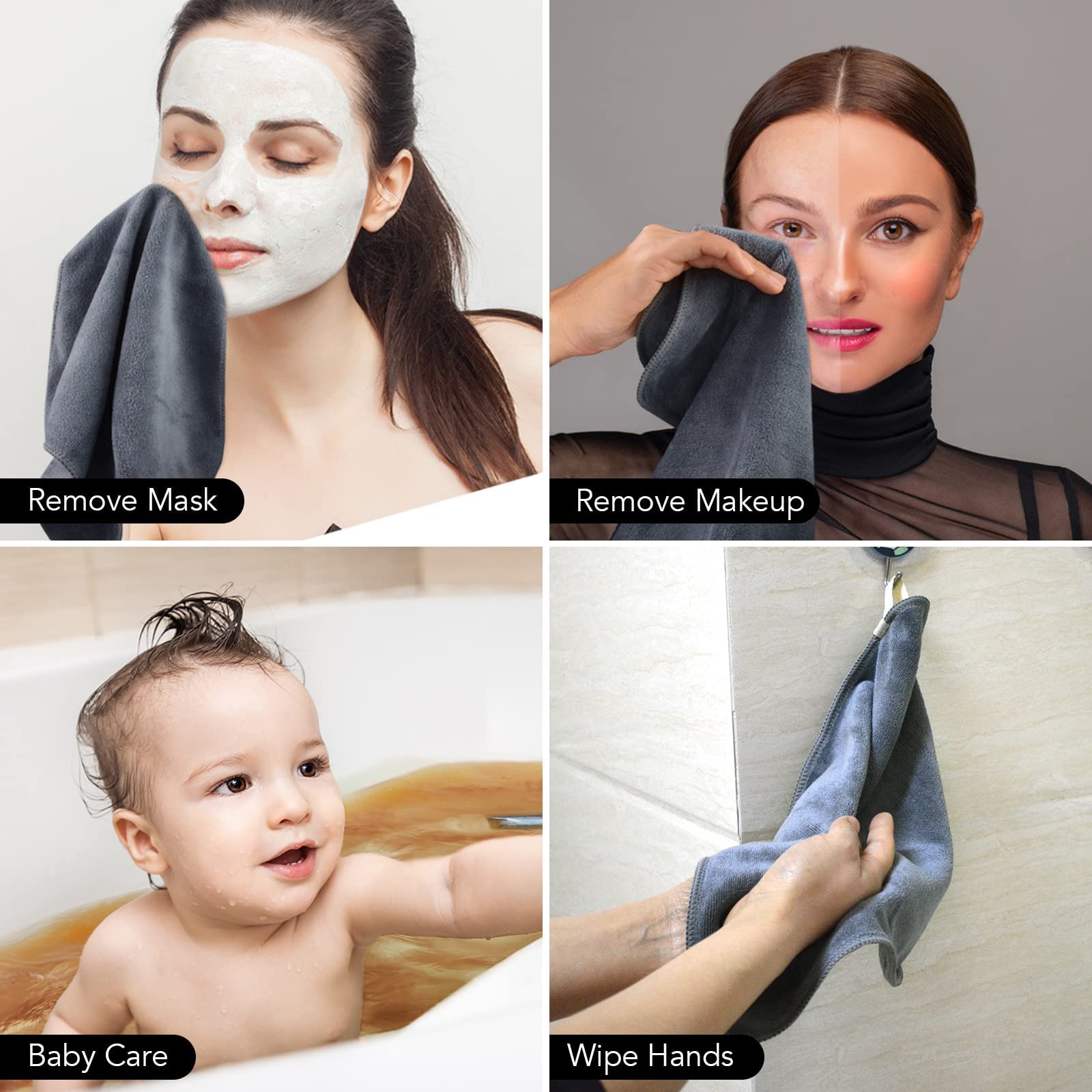 SINLAND facial cloths help create a refreshing skincare routine