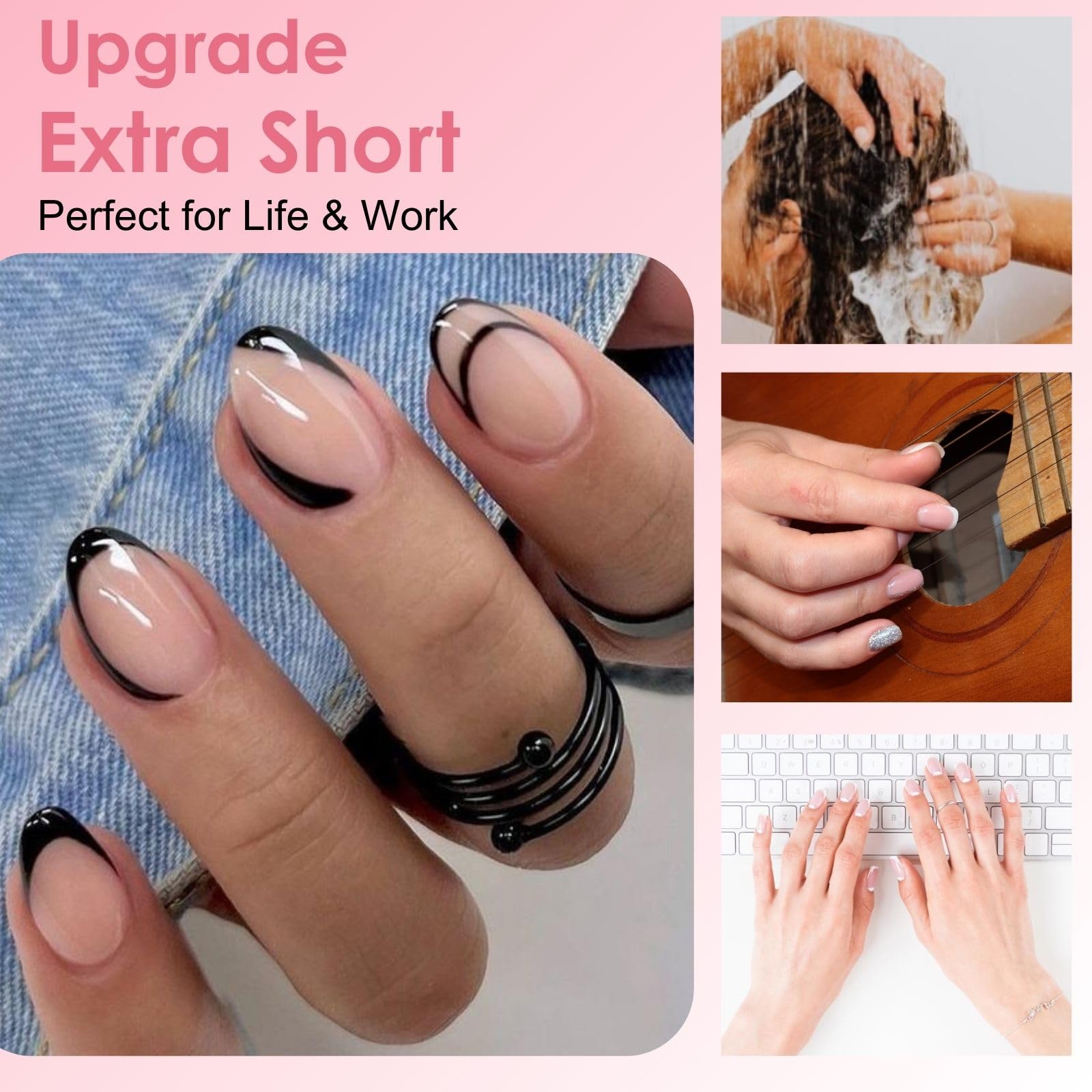 SINOKAME 12 sizes fit range for large to small nails.