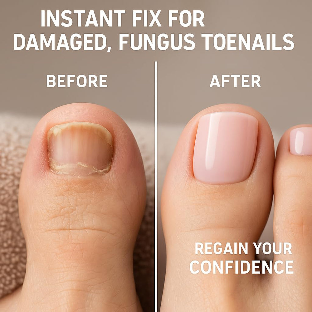 SINOKAME pre-buffed inner finish image suggests direct gel polish adhesion.