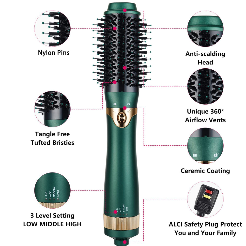 Sinperne 25mm curling brush head for defined, bouncy curls