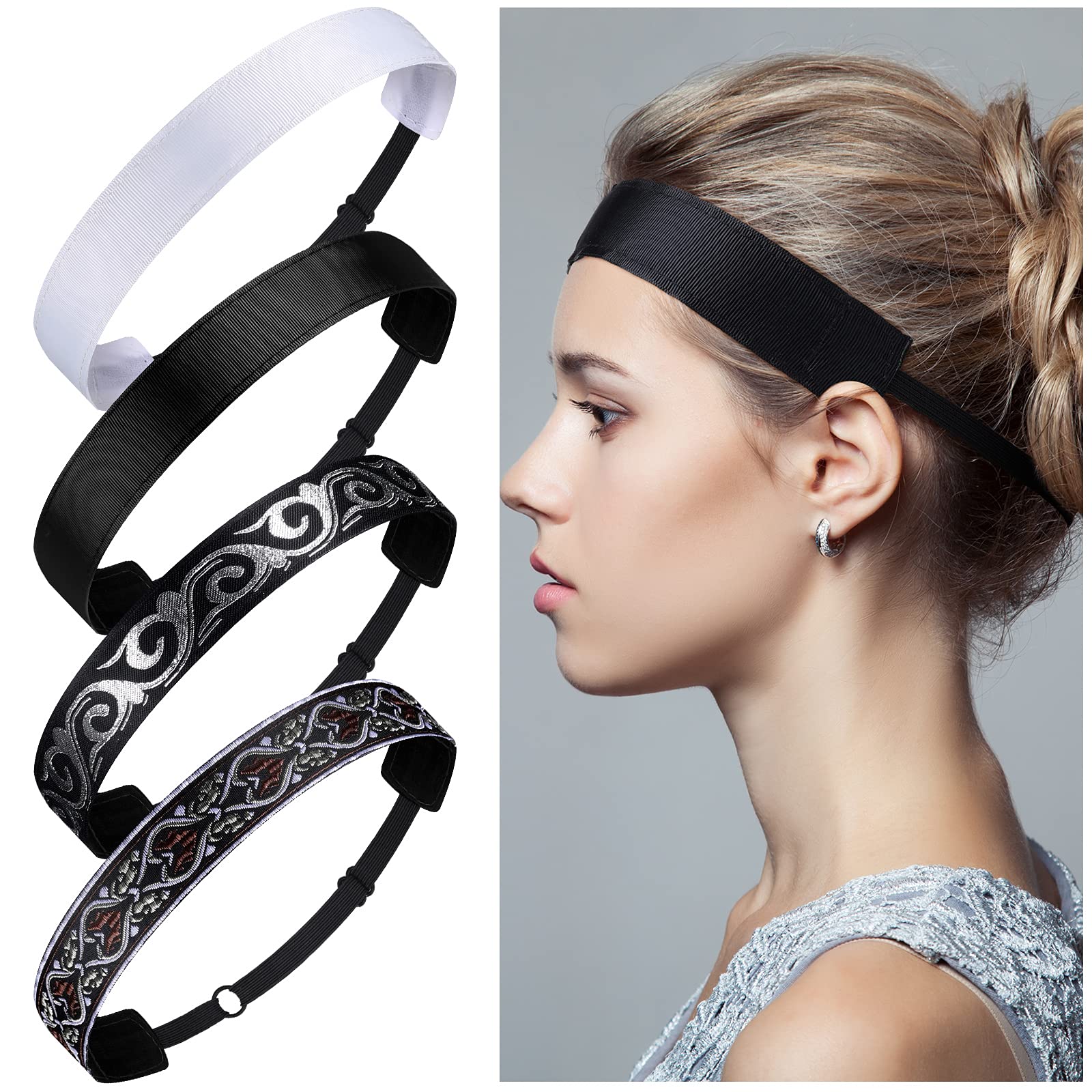 Sintege headbands for makeup routine protect hair while applying cosmetics