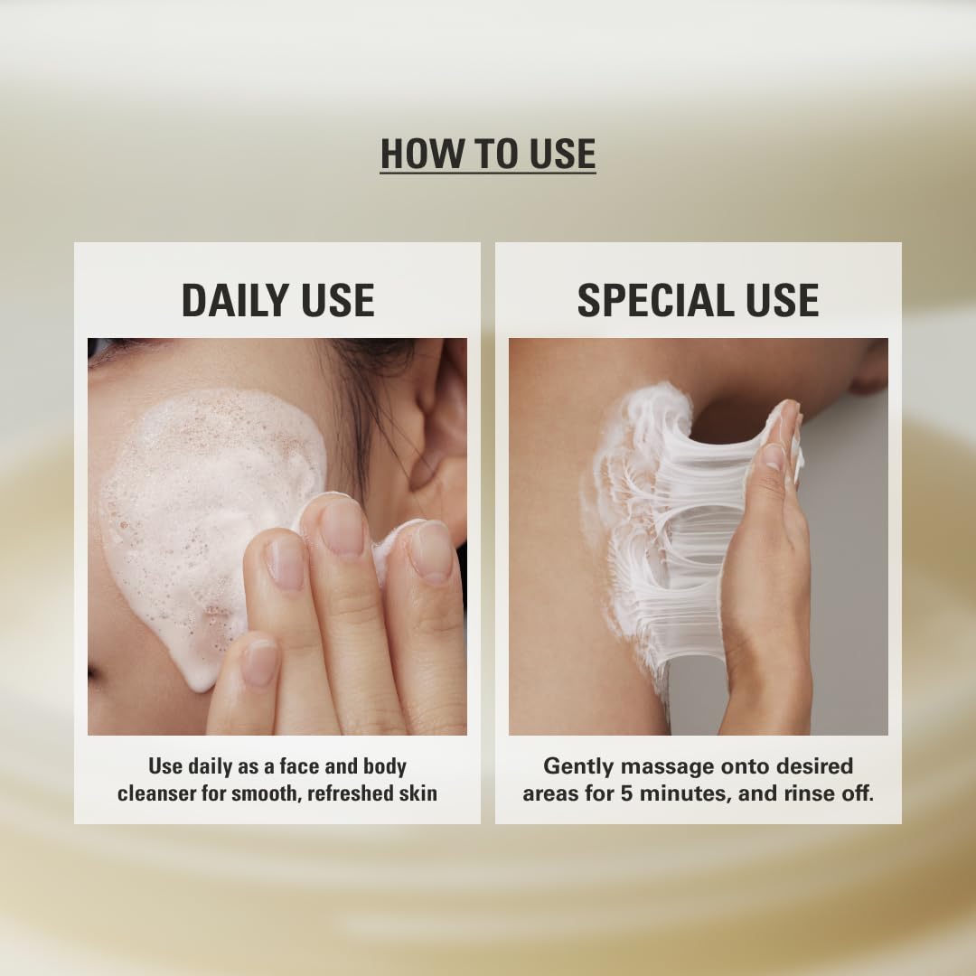 SIOT Rice Jam Mask rinse-off moment indicating a refreshing cleanse.