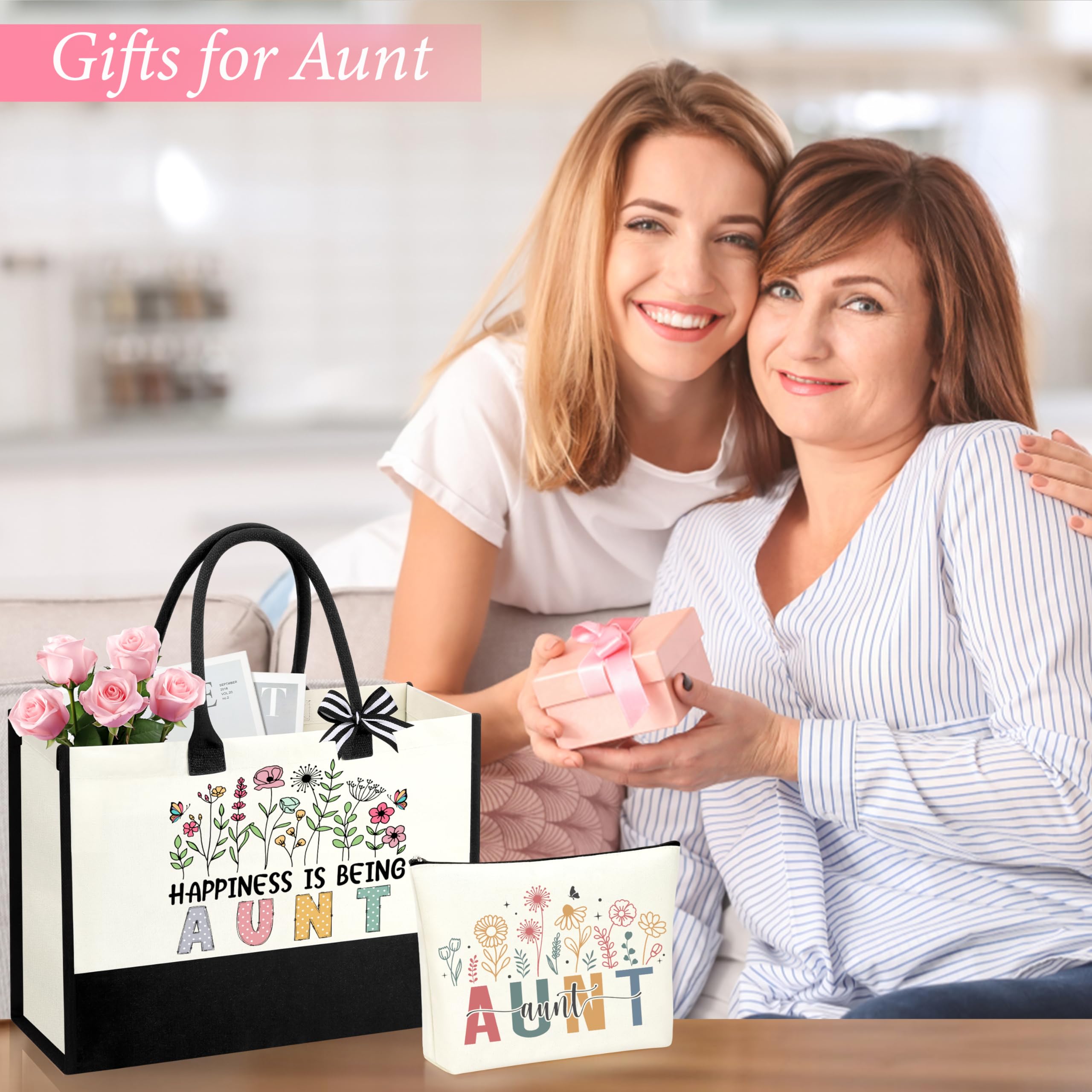 SiplyHaven Aunt Gifts canvas texture close-up highlighting quality material